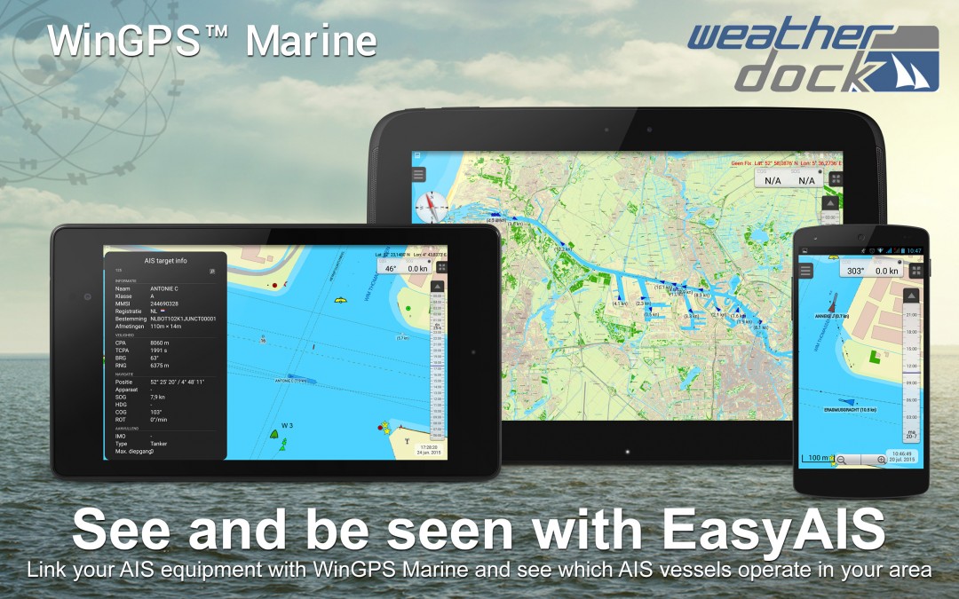 Connect easyAIS to your Android device with WinGPS Marine