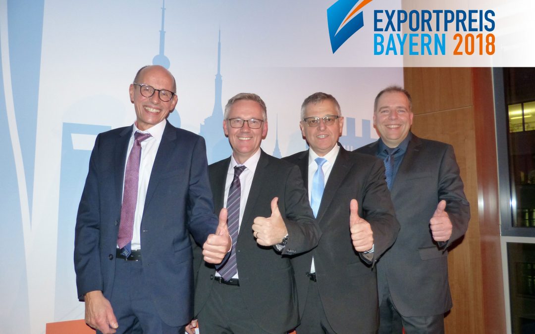 Winner of “Exportpreis Bayern 2018” – Category “Industry”
