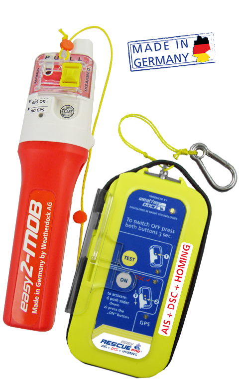 Titelbild_Produktübersicht_AISSART-Rettungssender_2023 Title AIS rescue transmitter