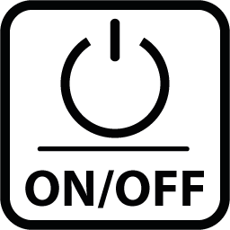 Icon Switch on-off black