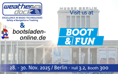 Weatherdock will be at BOOT & FUN 2025 in Berlin