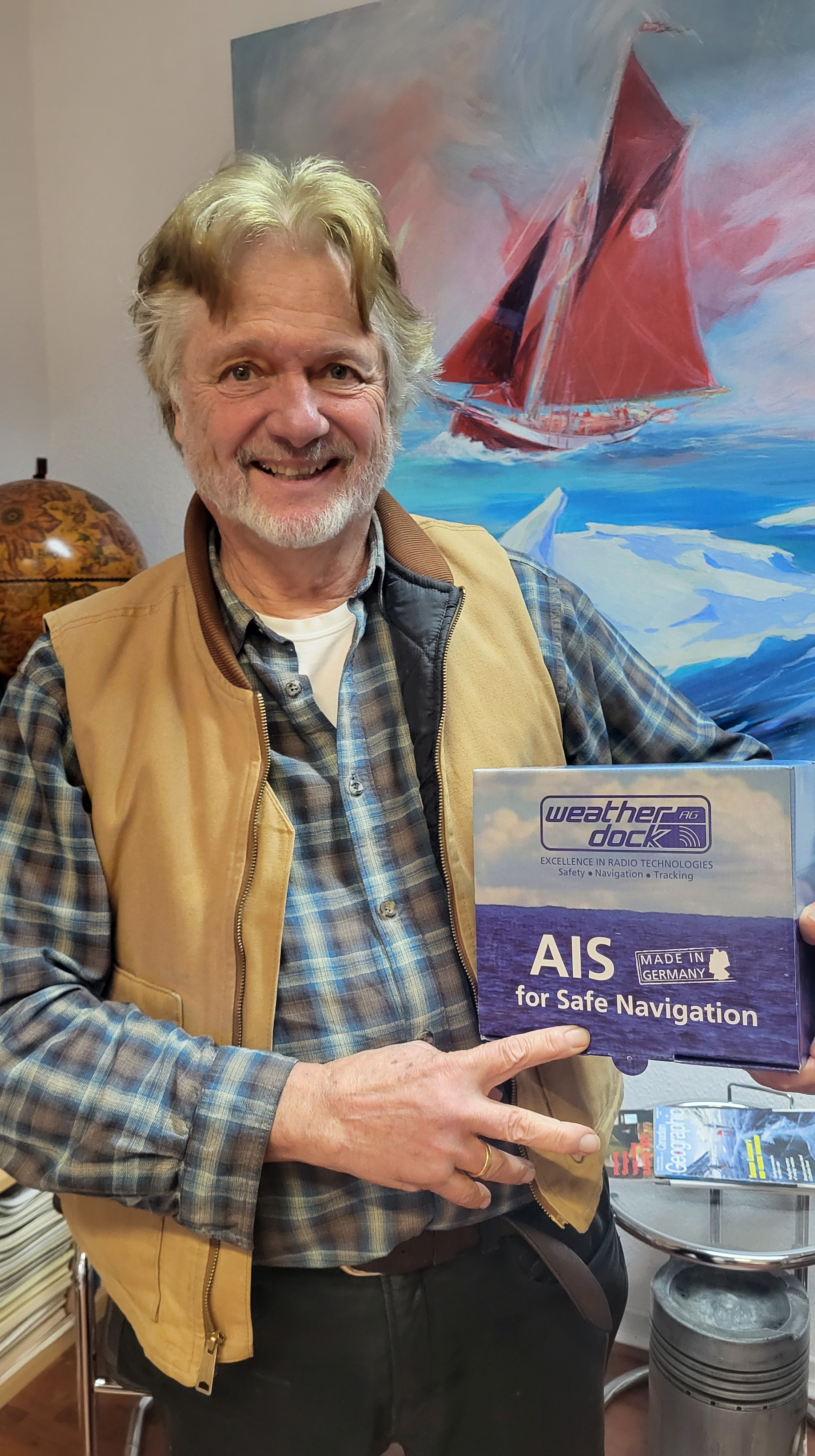 Arved Fuchs with easyTRX3S