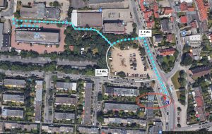 Kontakt - Anfahrt-Wegbeschreibung-U-Bahn-Nürnberg-Ziegelstein-Weatherdock-AG