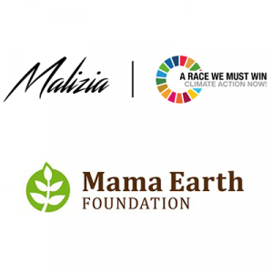 Logos Malizia + Mama Earth Foundation