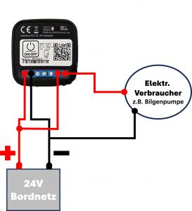 ME SENSE ON-OFF Stromschema 24V