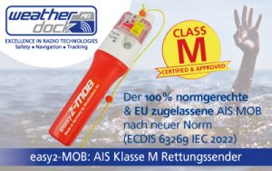 News Banner easy2-MOB ClassM DE 20250128 Der 100% normgerechte und zugelassene AIS MOB