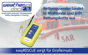 News Banner easyRESCUE landet in Mülleimer und sorgt für Großeinsatz
