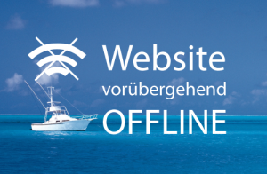Banner Website vorübergehend offline