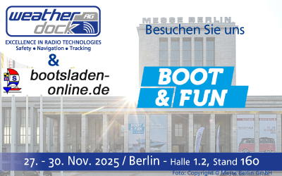 Weatherdock mit auf der BOOT & FUN 2025 in Berlin