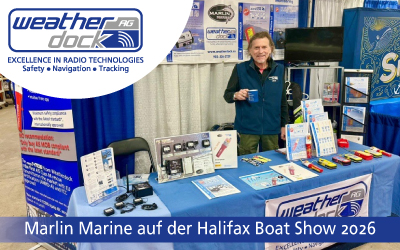 Weatherdock Distributor Marlin Marine auf der Halifax Boat Show 2026