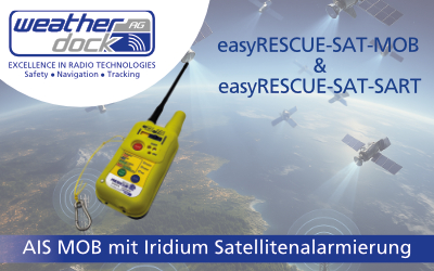 easyRESCUE-SAT-MOB: Mann über Bord – mitten auf dem Ozean -Crew und Rettungsorganisation wissen trotzdem Bescheid